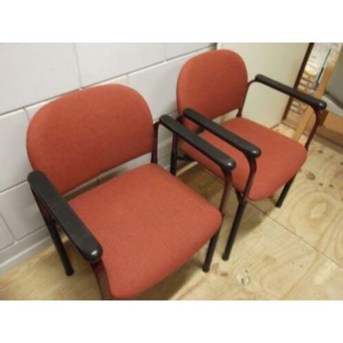 6 Oersterke fauteuils met armleuningen