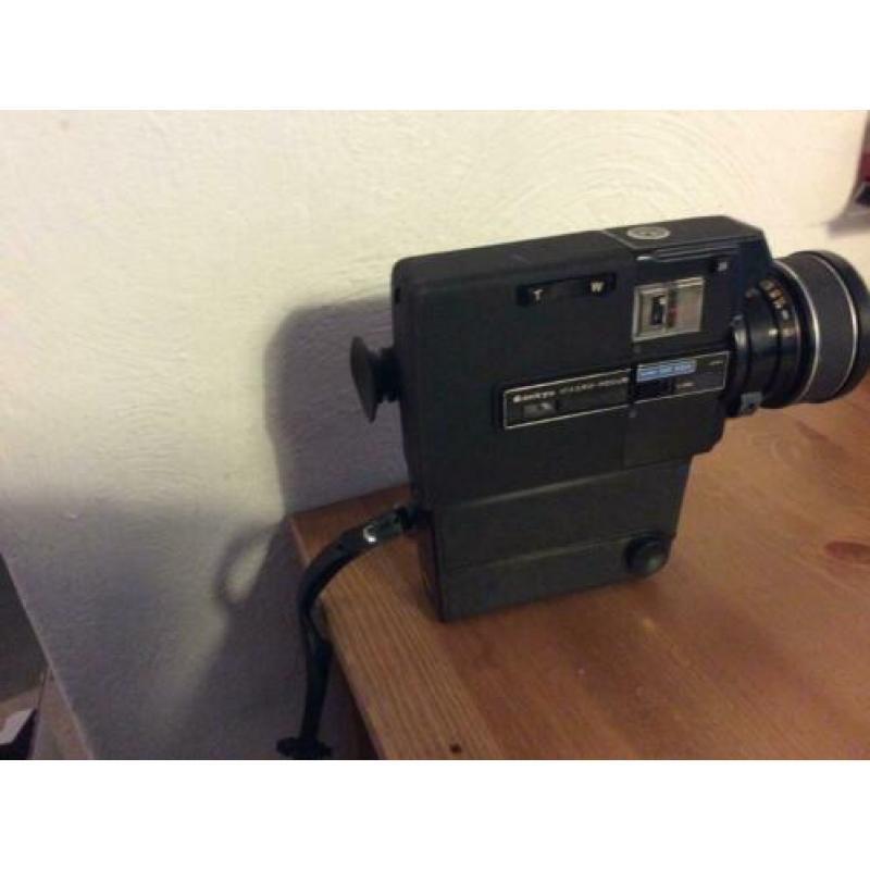 Sankyo macro focus super mf 606 super8 camera met cameratas