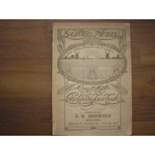 Boekhistorie, Letterkundig Jaarboek: Gulden Aren Oogst 1911.