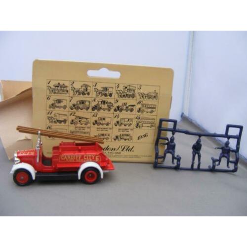 Dennis fire engine, Lledo days gone dg10/12,Cardiff city