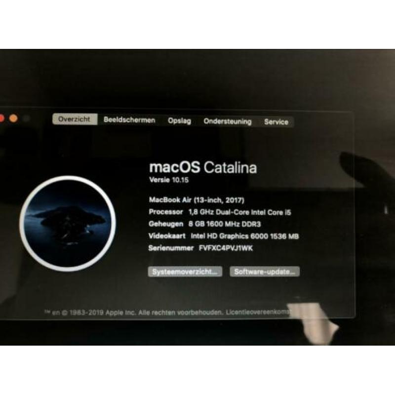 Macbook Air (2017, 13 inch, 128 gb SSD)