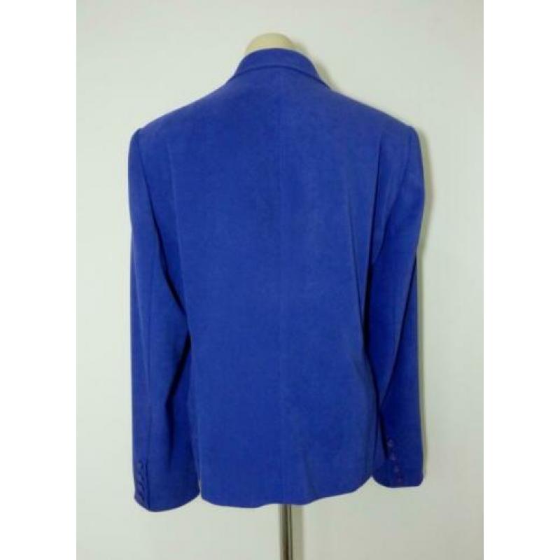 Paarse blazer van veloursachtige stof van Edgar Vos