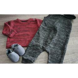 Pakket jongens babykleding maat 62, 15 stuks