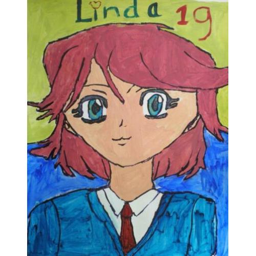 Schilderij portret 19