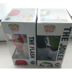 The Flash en The Joker Funko's.