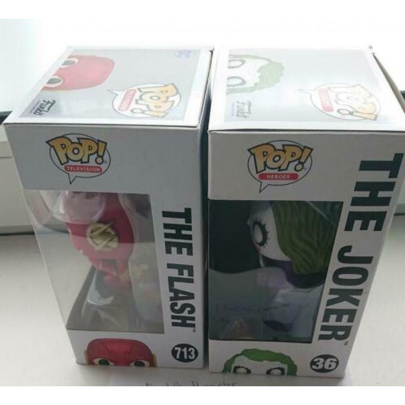 The Flash en The Joker Funko's.