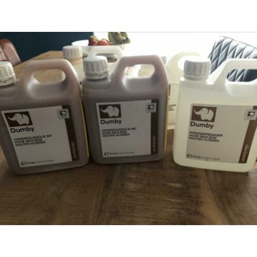 Dumby voor geoliede houten vloeren (wit) 3 nieuw+ 2 gebruikt