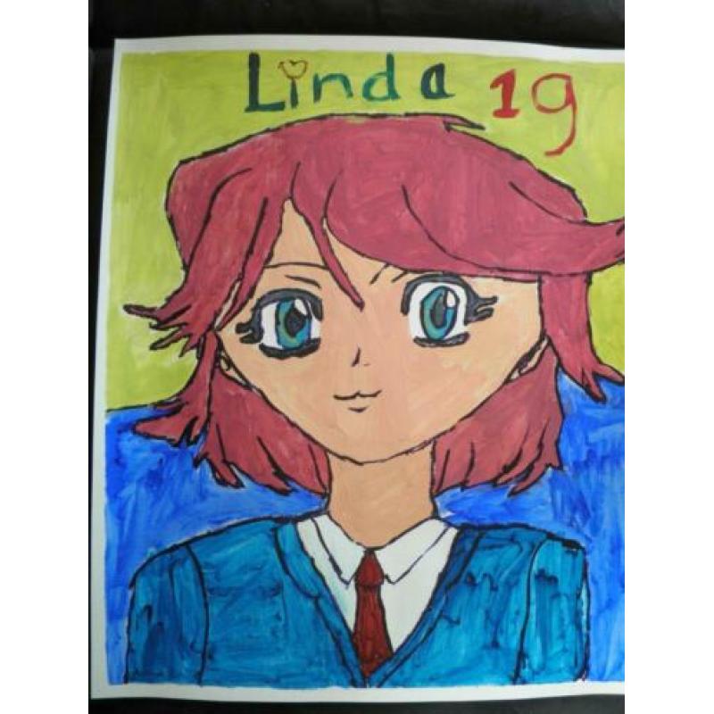 Schilderij portret 19