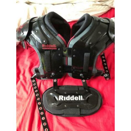 Schoulder Pads + Backplate , American Football