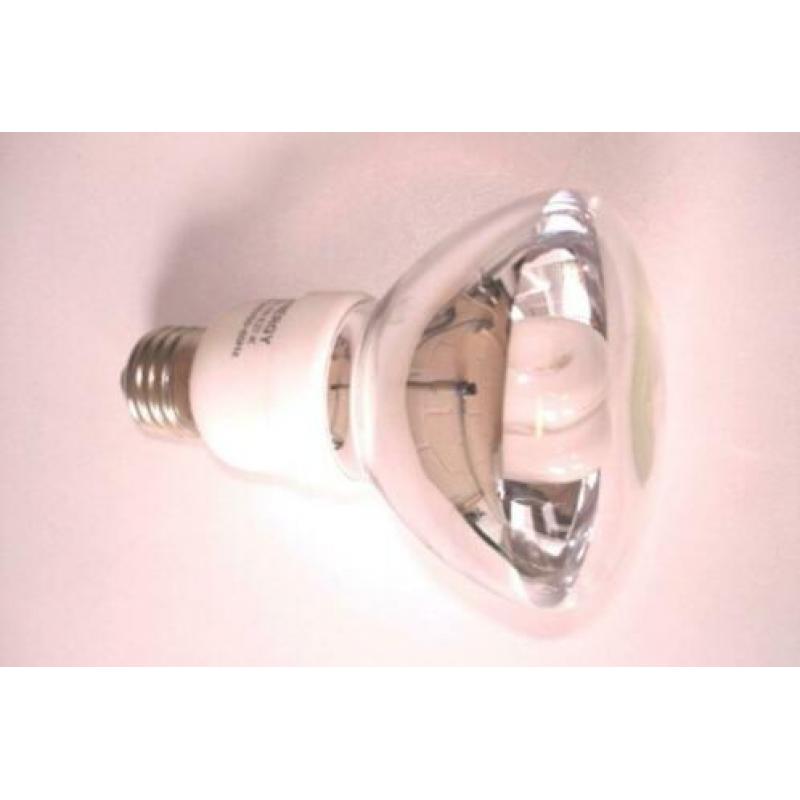 Reflector-Spaarlamp 9W Ø63mm. + 7W Ø80 mm. E27 NU DUMPPRIJS