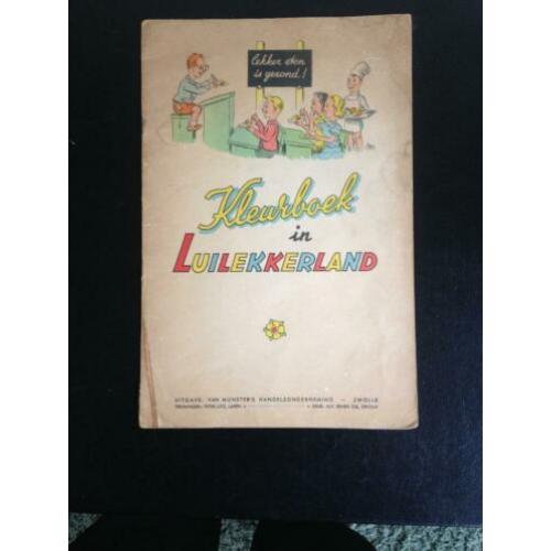 Peter Lutz - Kleurboek in luilekkerland - 1948 - Schaars