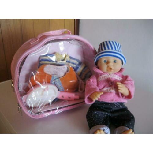 baby born pop 40 cm met tas en acc