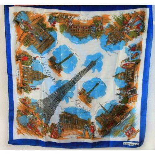 Vintage Paris J Mico Sancho Sjaal hoofddoek