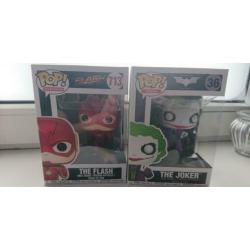 The Flash en The Joker Funko's.