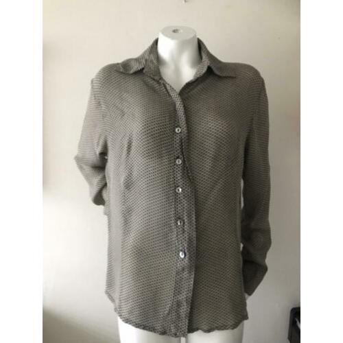 Prachtige iets doorschijnende blouse van Miel, mt 46
