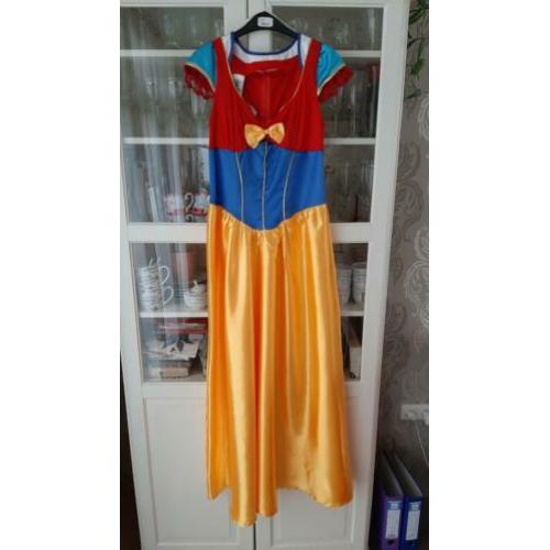 Prinsessenjurk sneeuwwitje carnaval dames lang