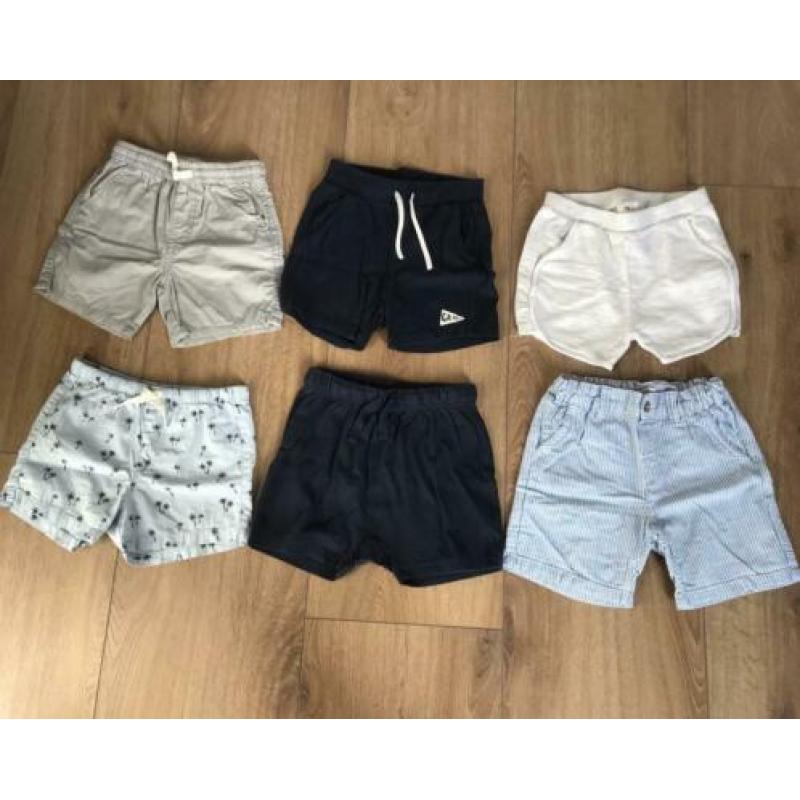 6x korte broek jongen.. maat 92