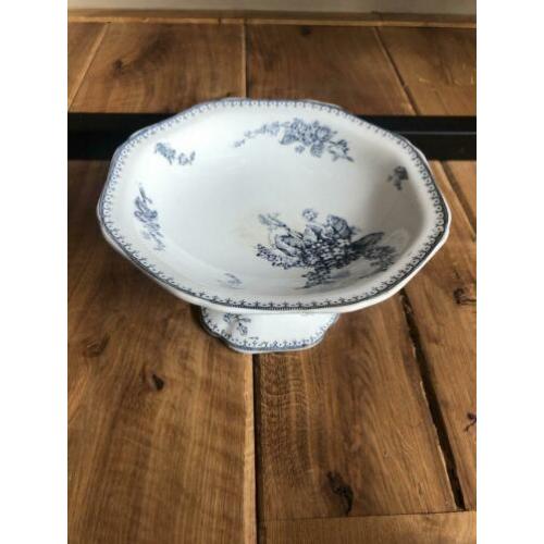 Prachtige fruitschaal Petrus Regout Meibloem