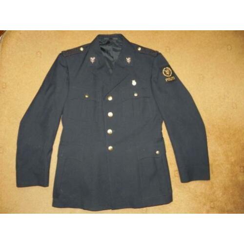 Zweden politie uniform jas met emblemen