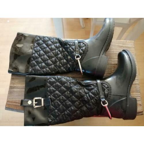 Posh Wellies zwart maat 37 zgan