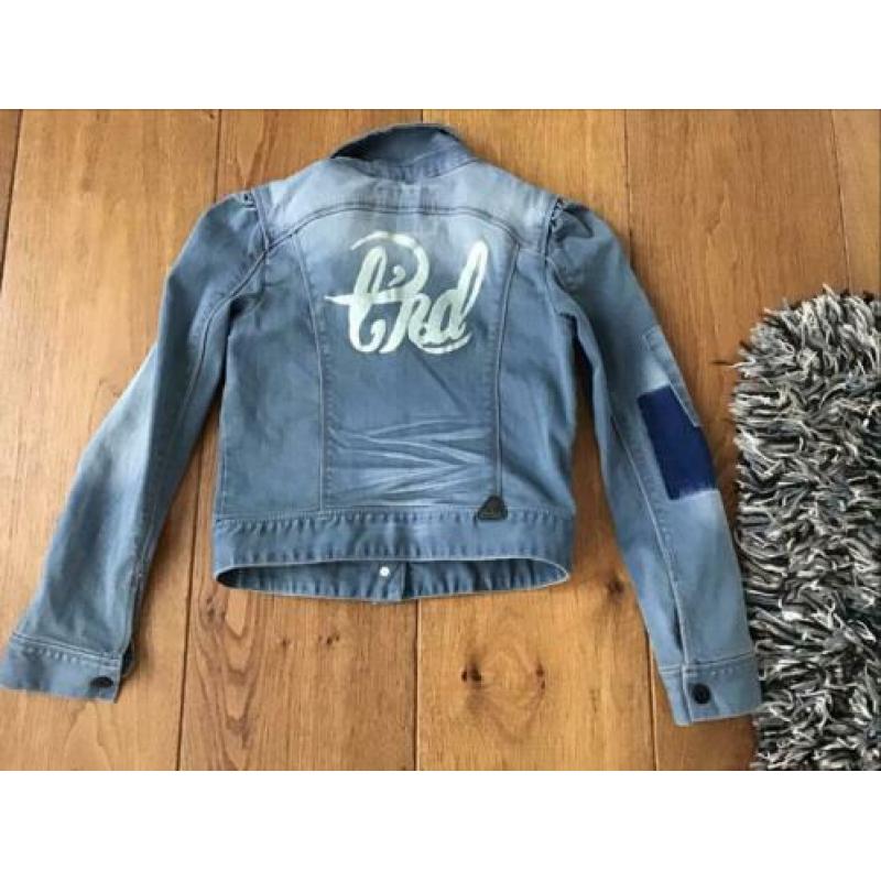 Stoere zomer jeans spijker denim jas jasje Tumble’n Dry 140