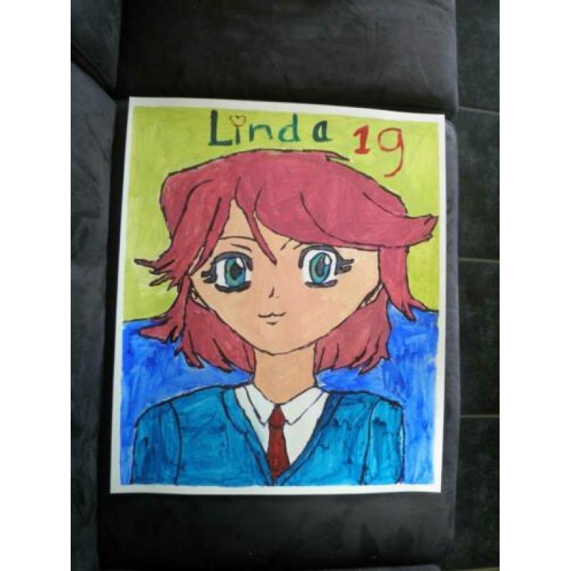 Schilderij portret 19