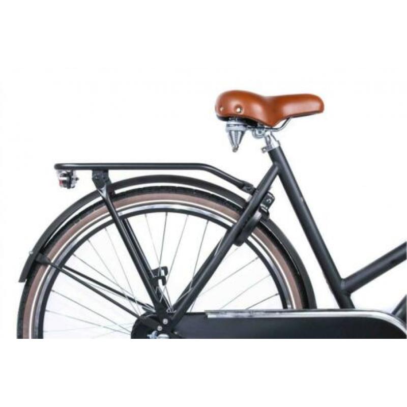 282305 Altec Retro alu transportfiets 28inch 57cm MatZwart3V