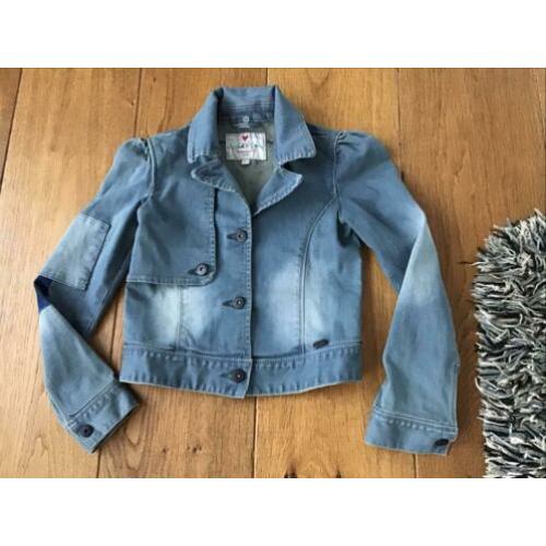 Stoere zomer jeans spijker denim jas jasje Tumble’n Dry 140