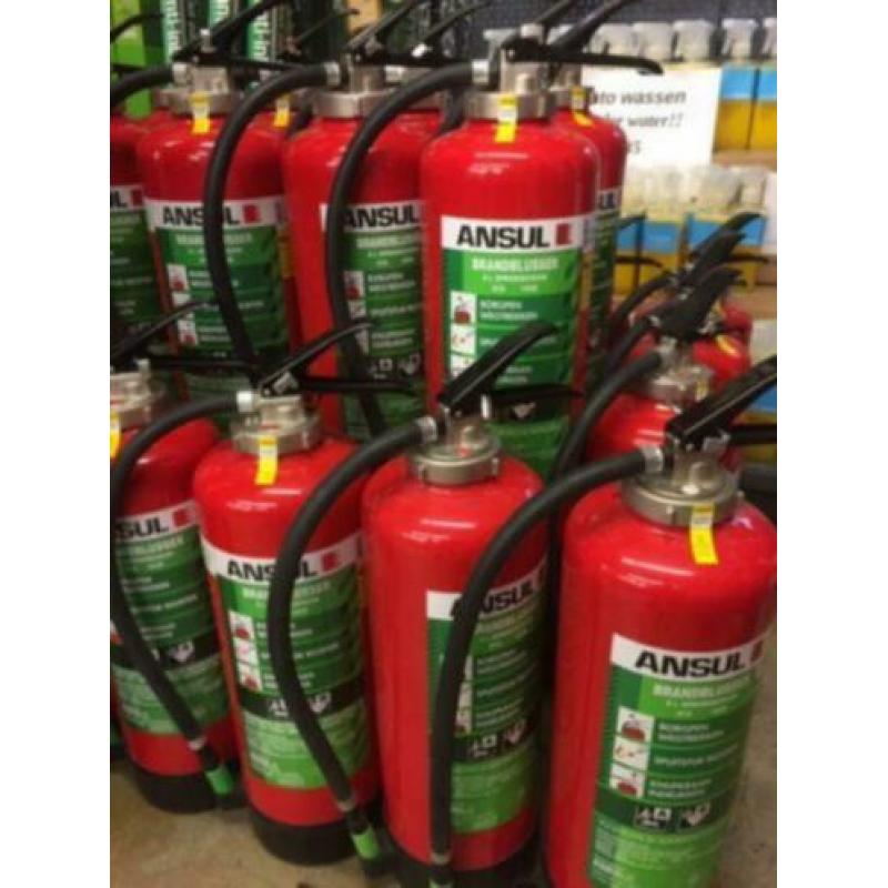 Ansul 6 liter schuim brandblusser met keuring. !!!