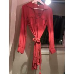 Donker roze Supertrash jurk maat S