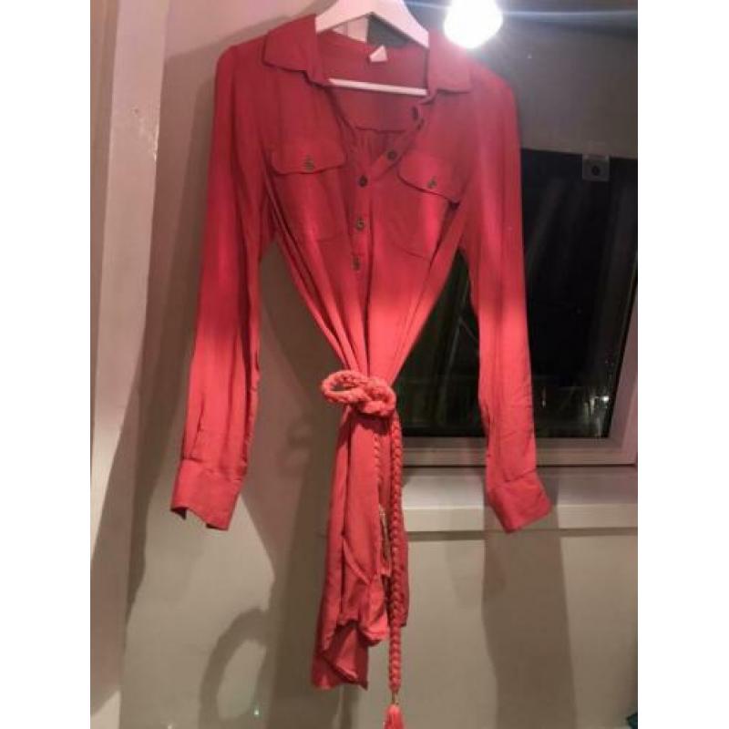 Donker roze Supertrash jurk maat S