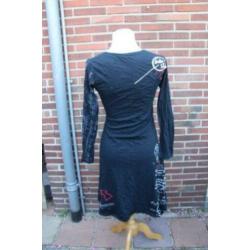 Jurk zwart Desigual Up mt M