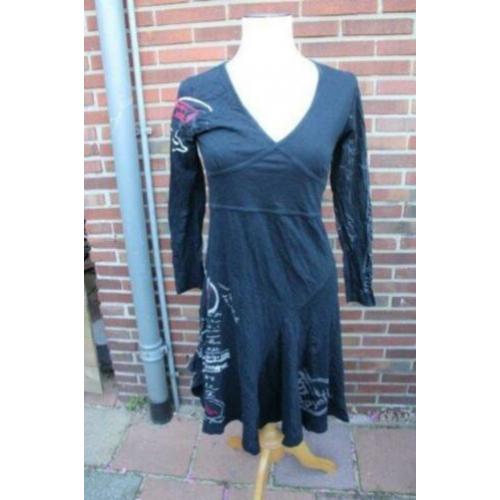 Jurk zwart Desigual Up mt M