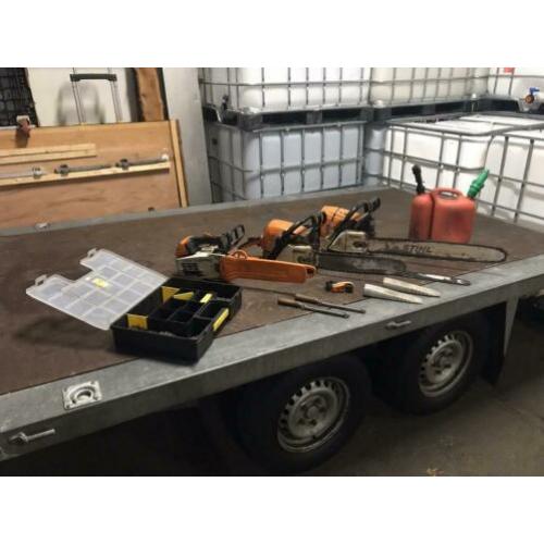 3 Gebruikte STIHL Kettingzagen ??????