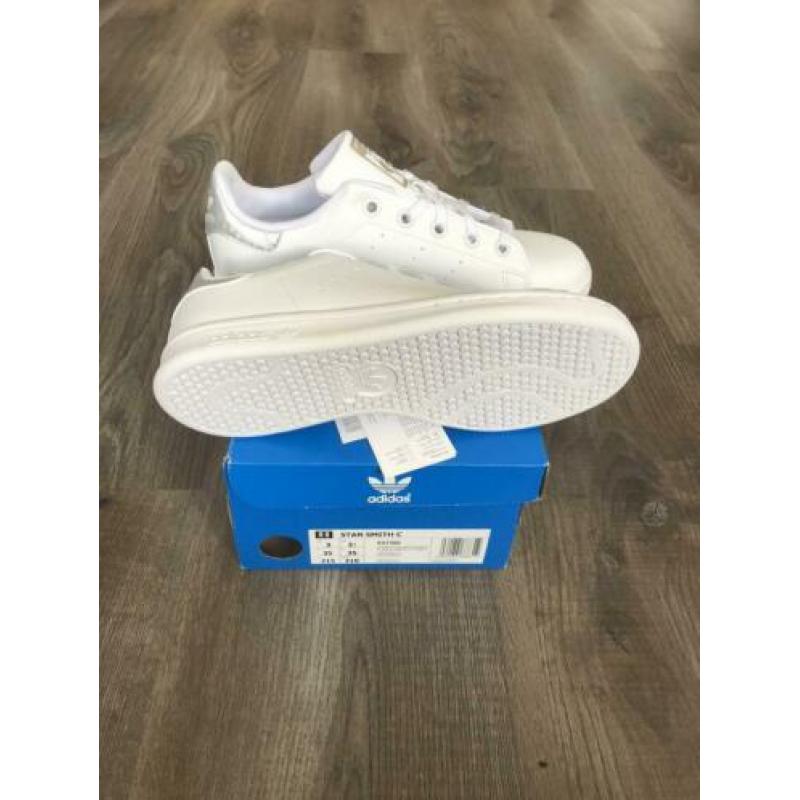 Adidas Stan Smith kids zilver 35