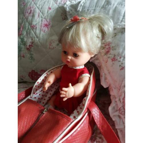 50er jaren popje in draagtasje