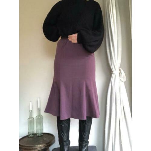SENSIA paarse highwaisted rok NIEUW!