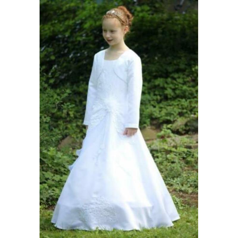 152 witte bruidsmeisje bolero jasje communie Kim