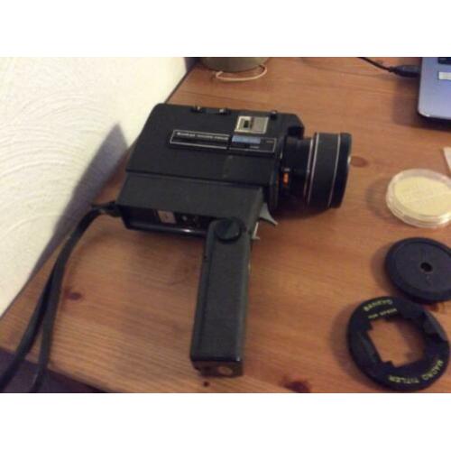 Sankyo macro focus super mf 606 super8 camera met cameratas