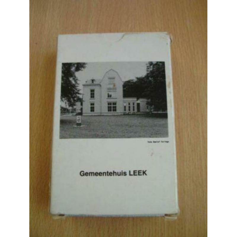 Kaart- en kwartetspel gemeente Leek. compleet, zgan