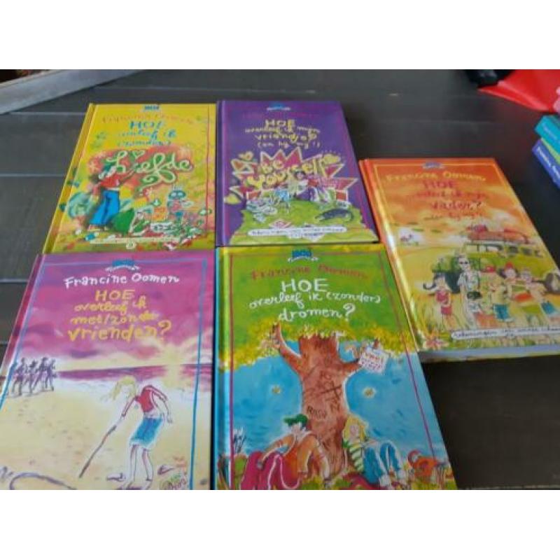 5x boeken hoe overleef ik.. nr. 9 tm 13. Francine oomen izgs