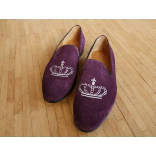 Suede Loafers Enrico Piaceri handgemaakt Italiaanse Schoen