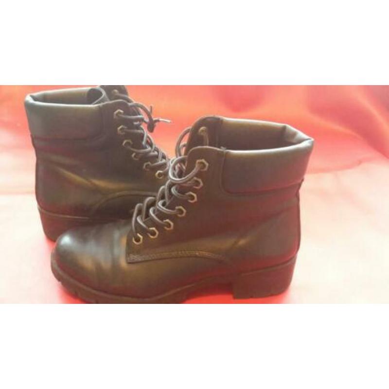 Zwarte modieuze boots/kistjes, Landrover, 38