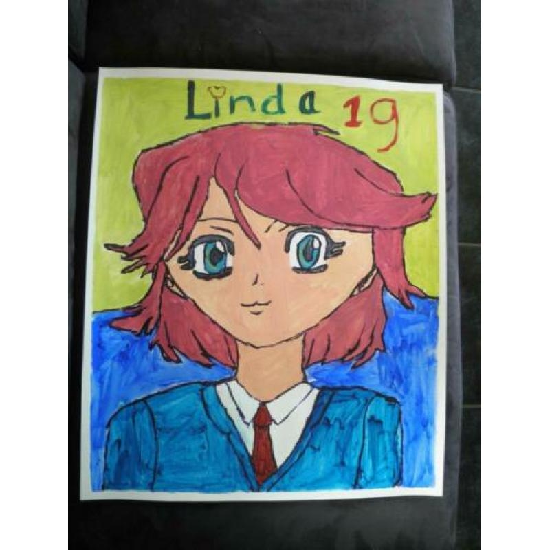 Schilderij portret 19
