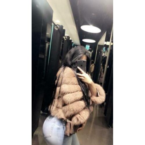 Real Fur jas echt bont maat s