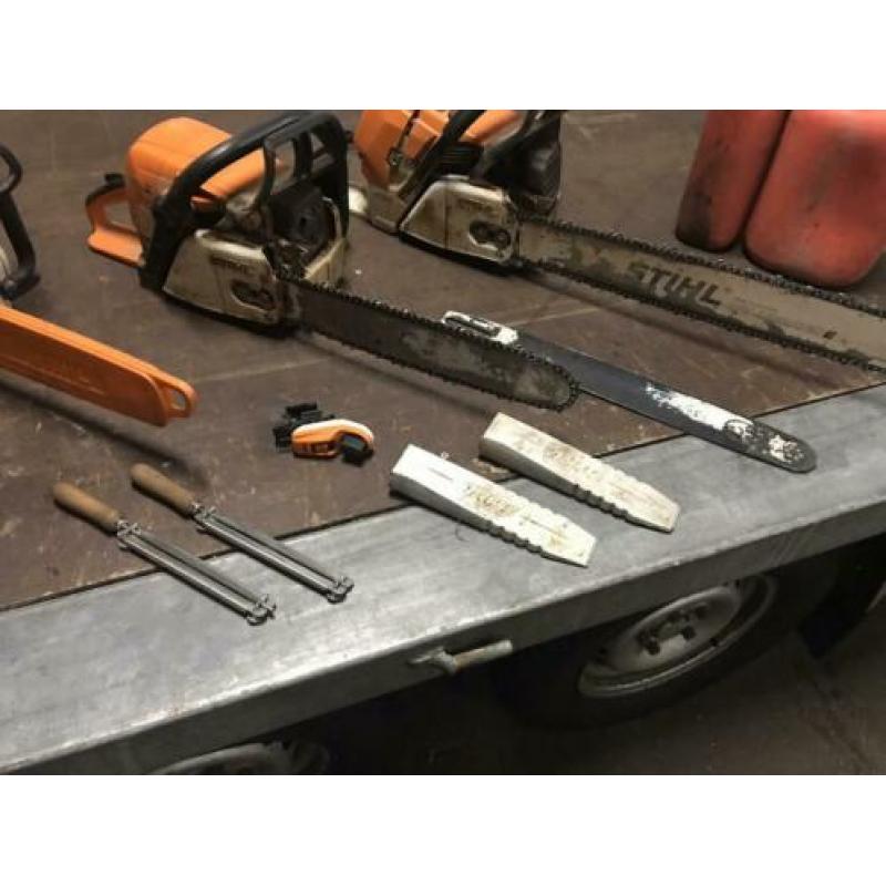 3 Gebruikte STIHL Kettingzagen ??????
