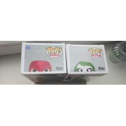 The Flash en The Joker Funko's.