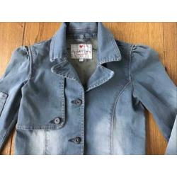 Stoere zomer jeans spijker denim jas jasje Tumble’n Dry 140