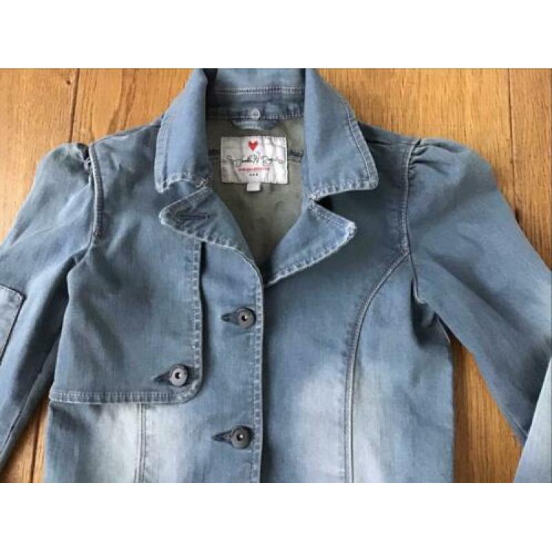 Stoere zomer jeans spijker denim jas jasje Tumble’n Dry 140