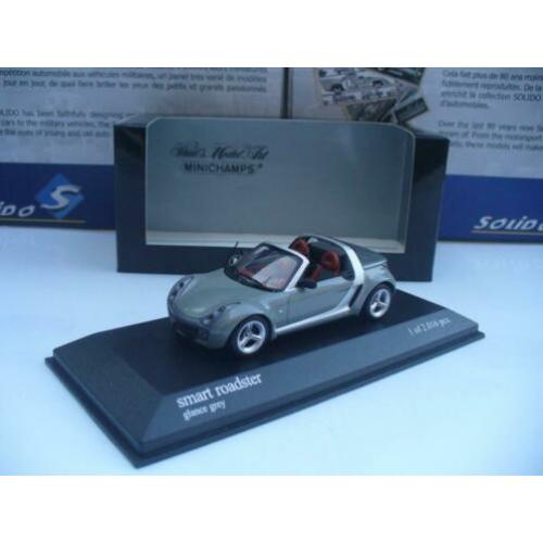 Minichamps 1/43 Smart Roadster Cabrio Grijs / Zilver